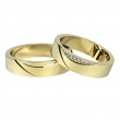 Snubní zlaté prsteny